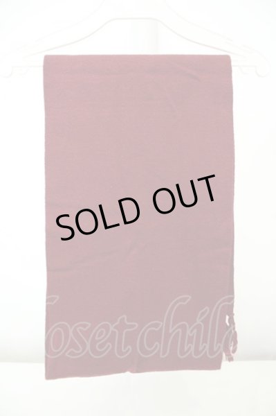 画像3: GOSTAR DE FUGA / フリンジウールカラーマフラー  ワイン O-26-02-03-1007-GO-0-YM-ZT075 (3)