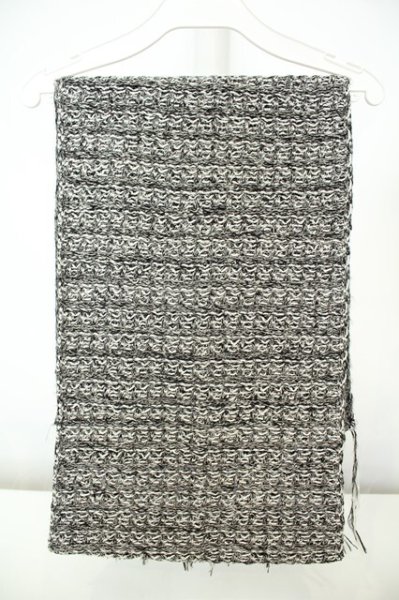 画像3: FUGA / MIXフリンジニットマフラー  グレー O-26-02-03-1008-FU-0-YM-OS (3)