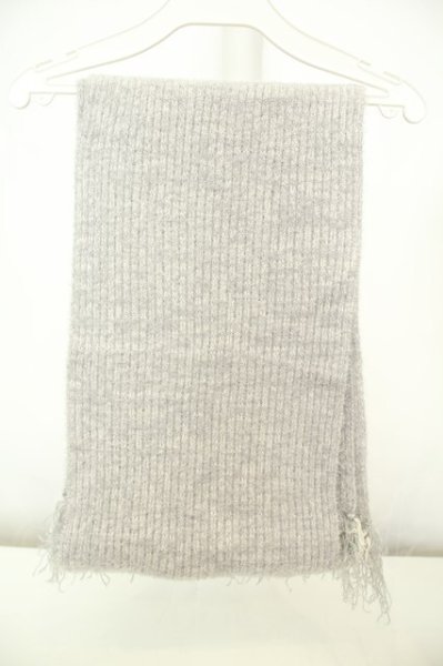 画像3: FUGA / MIXテレコニットマフラー  グレー O-26-02-03-1009-FU-0-YM-OS (3)