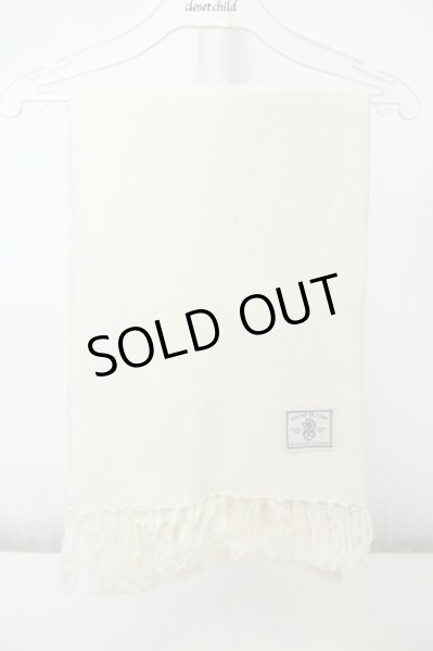 画像1: GOSTAR DE FUGA / フリンジウールカラーマフラー  ホワイト O-26-02-03-1011-GO-0-YM-ZT0206D (1)