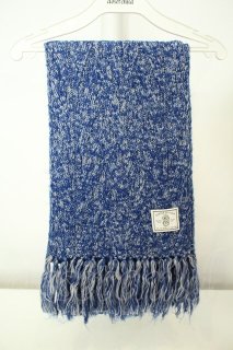 FUGA / MIXフリンジニットマフラー グレー O-26-02-03-1008-FU-0-YM-OS