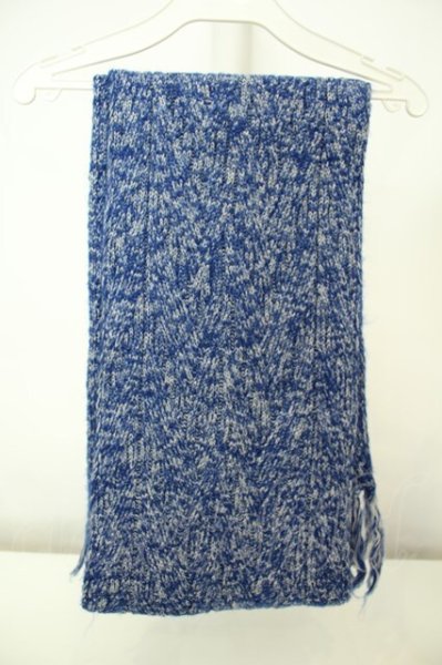 画像3: GOSTAR DE FUGA / MIXニットマフラー  ブルー O-26-02-03-1013-GO-0-YM-OS (3)