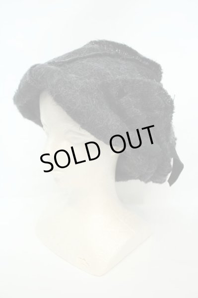 画像1: KROFUNE / ドレープ変形ニットハット  グレー O-26-02-03-1014-KR-za-YM-OS (1)