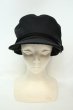 画像2: KROFUNE / キャスケット  ブラック O-26-02-03-1015-KR-za-YM-OS (2)