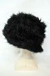 画像3: KROFUNE / フェイクファーハット  ブラック O-26-02-03-1017-KR-za-YM-OS (3)