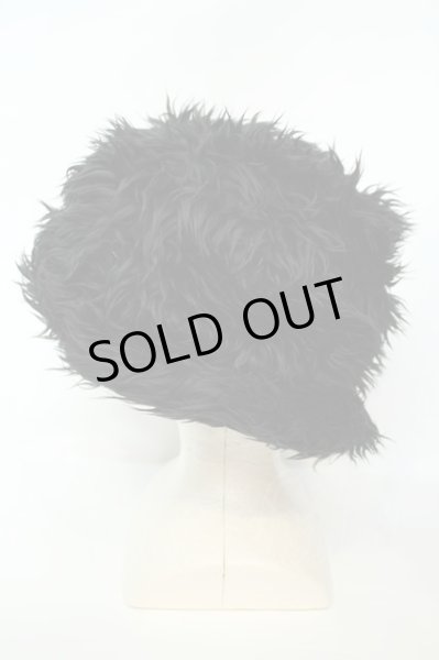 画像3: KROFUNE / フェイクファーハット  ブラック O-26-02-03-1017-KR-za-YM-OS (3)