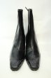 画像2: yosuke / サイドゴアヒールブーツ 26.5cm ブラック O-26-02-03-1020-yo-sho-YM-OS (2)