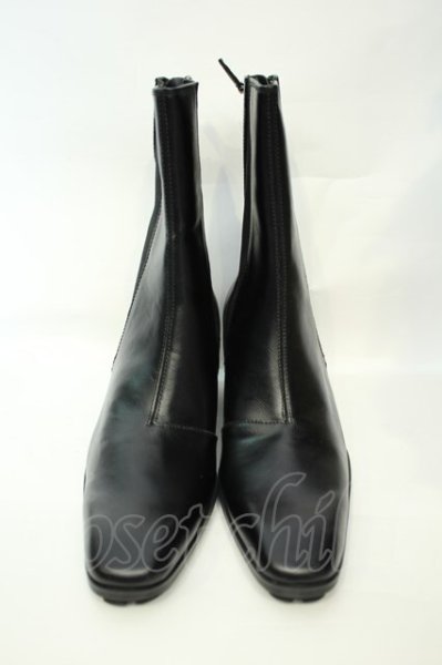 画像2: yosuke / サイドゴアヒールブーツ 26.5cm ブラック O-26-02-03-1020-yo-sho-YM-OS (2)