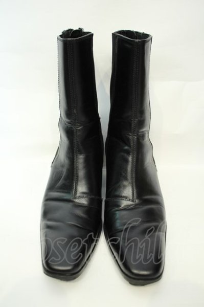 画像2: yosuke / サイドゴアヒールブーツ 27.5cm ブラック O-26-02-03-1021-yo-sho-YM-OS (2)