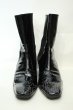 画像2: yosuke / サイドゴアヒールブーツ 26.5cm エナメルブラック O-26-02-03-1022-yo-sho-YM-OS (2)