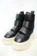 画像1: JULIUS / Coated Cow Skin Boots （コーテッドカウスキンブーツ） 1（約25.5cm） ブラックｘホワイト O-26-02-03-1023-JU-sho-YM-OS (1)