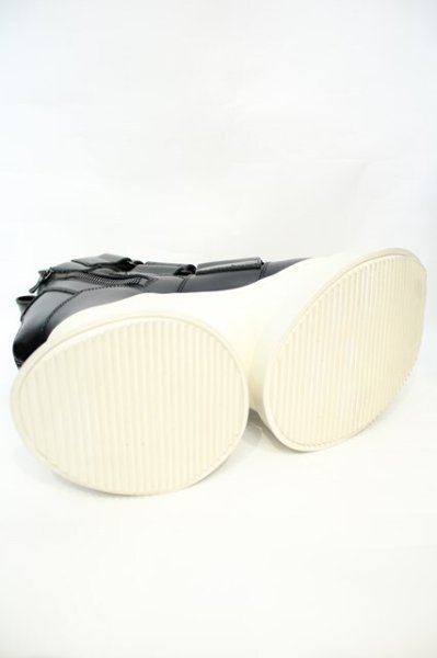 画像7: JULIUS / Coated Cow Skin Boots （コーテッドカウスキンブーツ） 1（約25.5cm） ブラックｘホワイト O-26-02-03-1023-JU-sho-YM-OS (7)