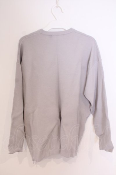 画像5: GOSTAR DE FUGA / ジャガード生地プルオーバーサイズニットソー 44 グレー O-26-02-03-041-GO-to-YM-OS (5)