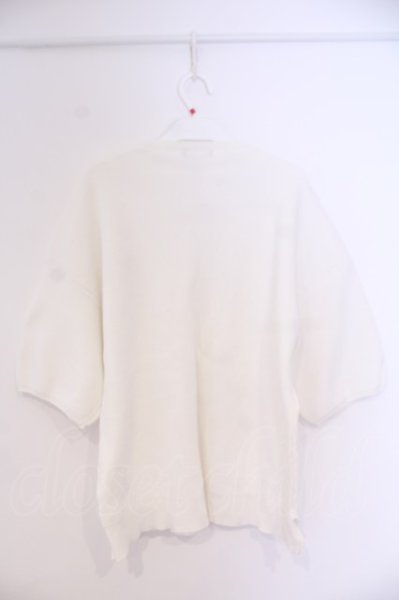 画像5: GOSTAR DE FUGA / 畦編みニットソー 44 ホワイト O-26-02-03-043-GO-to-YM-OS (5)