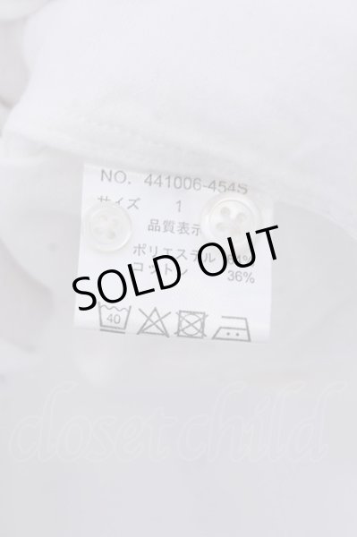 画像4: NO ID. BLACK / Cフランネルタックロングシャツ 1 ホワイト O-26-02-03-053-NO-sh-YM-OS (4)