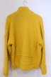 画像5: NO ID. / ニットダブルライダースジャケット ONE イエロー O-26-02-03-008-NO-ou-YM-OS (5)