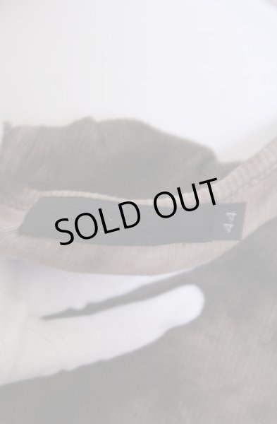 画像4: FUGA / テレコブリーチカットソー 44 カーキ O-26-02-03-010-FU-to-YM-OS (4)