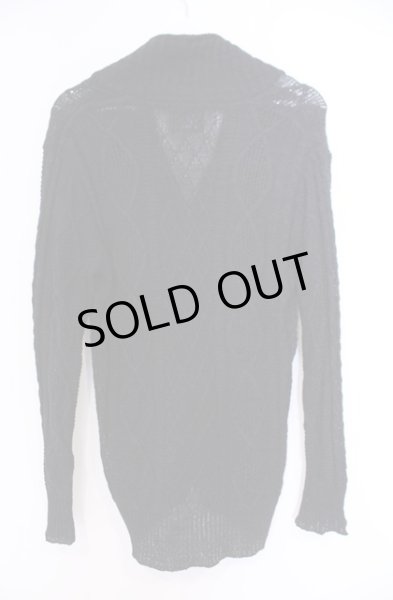 画像3: Zero by TORNADO MART / ショールカラー ZIPカーディガン M ブラック O-26-02-06-023-Ze-to-YM-OS (3)