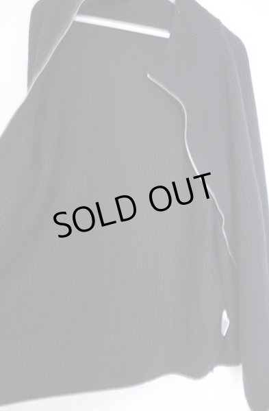 画像5: NO ID. BLACK / アシンメトリーZIPニットタートルネックカーディガン ONE ブラック O-26-02-06-030-NO-to-YM-ZT0209G (5)