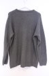 画像3: NO ID. / プレミアムライトニットC-N-BIG-PO　ニット ONE グレー O-26-02-06-031-NO-to-YM-OS (3)