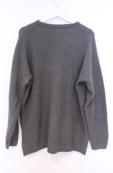 画像3: NO ID. / プレミアムライトニットC-N-BIG-PO　ニット ONE グレー O-26-02-06-031-NO-to-YM-OS (3)