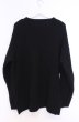 画像3: NO ID. / プレミアムライトニットC-N-BIG-PO　ニット ONE ブラック O-26-02-06-032-NO-to-YM-OS (3)