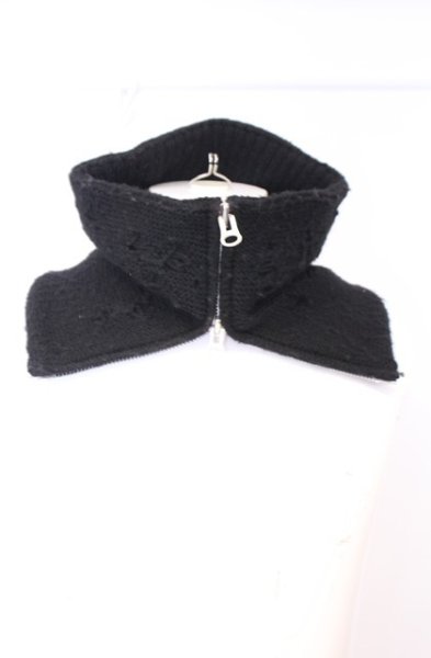 画像1: FUGA / デストロイジップアップスヌード  ブラック O-26-02-06-033-FU-za-YM-OS (1)