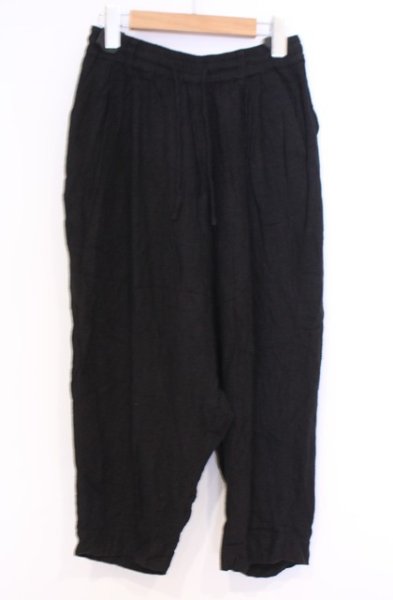 画像1: NO ID. / サルエルバルーンクロップドパンツ 2 ブラック O-26-02-06-035-NO-pa-YM-OS (1)
