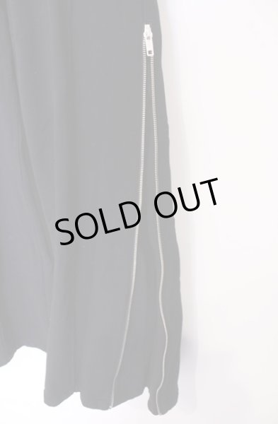 画像2: NO ID. BLACK / サイドZIPワイドフレアパンツ 2 ブラック O-26-02-06-036-NO-pa-YM-OS (2)