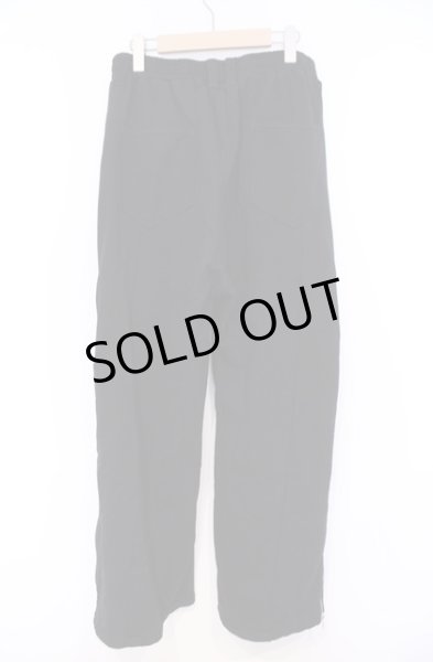 画像4: NO ID. BLACK / サイドZIPワイドフレアパンツ 2 ブラック O-26-02-06-036-NO-pa-YM-OS (4)