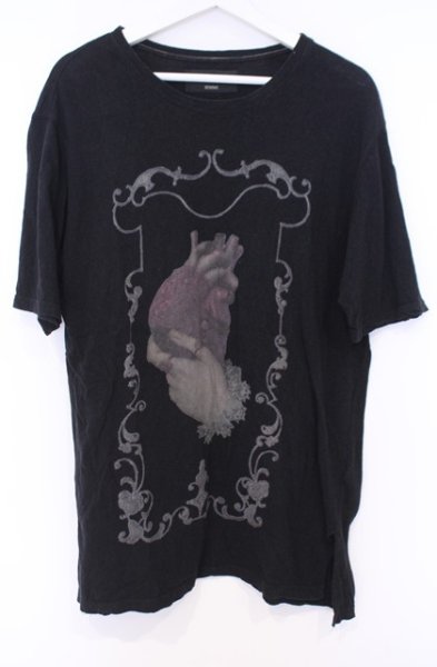 画像1: SHARE SPIRIT / 別注 HEART HAND SS TEE M ブラック O-26-02-06-004-SH-ts-YM-OS (1)