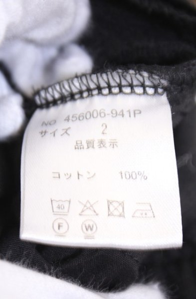 画像5: NO ID. BLACK / サイドZIPワイドフレアパンツ 2 ブラック O-26-02-06-036-NO-pa-YM-OS (5)