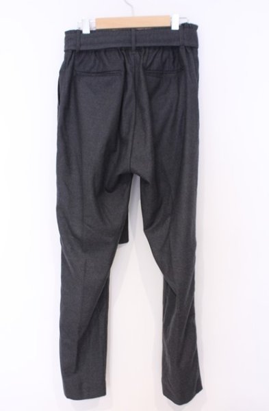 画像3: NO ID. / ベルテッドスリムイージートラウザーズパンツ 2 グレー O-26-02-06-038-NO-pa-YM-OS (3)