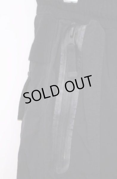 画像2: A.F ARTEFACT / ナイロン切り替えカーゴパンツ 2 ブラック O-26-02-06-039-A.-pa-YM-OS (2)