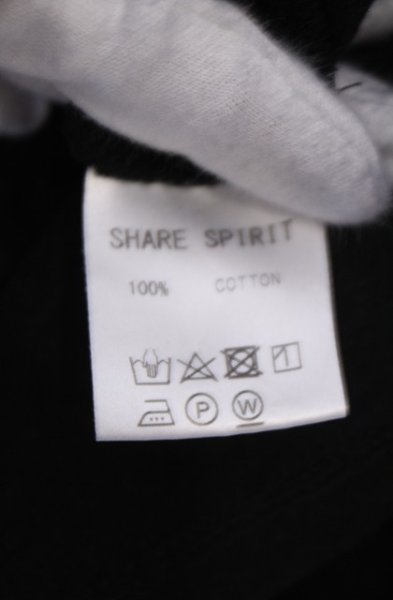 画像4: SHARE SPIRIT / 別注 HEART HAND SS TEE M ブラック O-26-02-06-004-SH-ts-YM-OS (4)