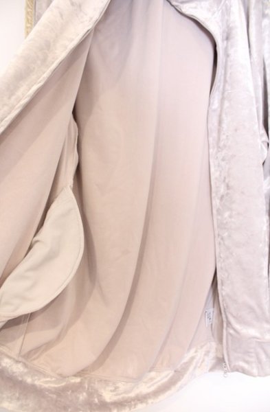 画像5: SHARE SPIRIT / VELOUR TRACK JACKET (ベロアトラックジャケット) S スノウ O-26-02-06-007-SH-ja-YM-OS (5)