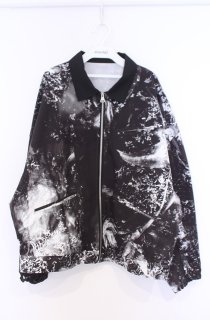 NO ID. BLACK フェイクファー ジャケット モノトーン ONE y2k NO ID. BLACK ジャケット.フェイクファーBIGカラーBLZ /ブルー/ONE O