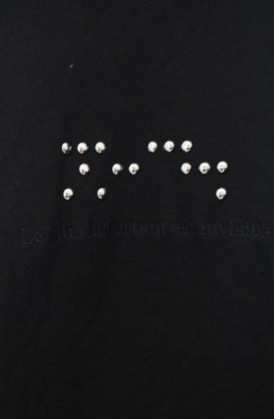 画像2: NO ID. BLACK / NO ID BrailleスタッズC-Nトレーナー ONE ブラック O-26-02-06-013-NO-to-YM-OS (2)