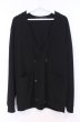 画像1: NO ID. BLACK / テレコBIG-C-D　カーディガン ONE ブラック O-26-02-06-017-NO-to-YM-OS (1)