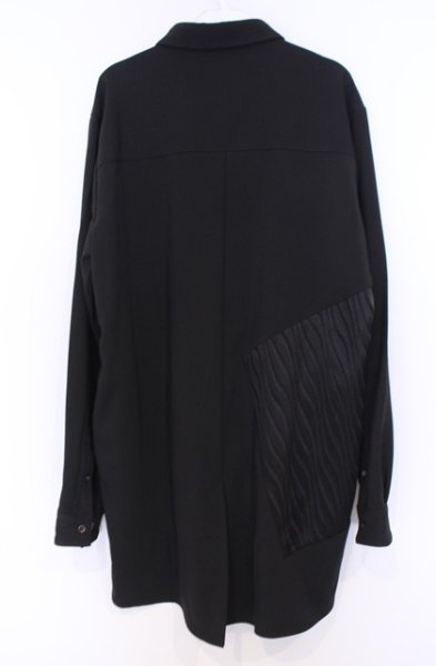 画像3: NO ID. BLACK / イレギュラーチェンジングシャツ ONE ブラック O-26-02-06-018-NO-sh-YM-OS (3)