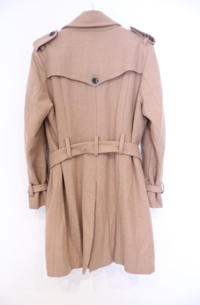 画像4: BUFFALO BOBS / SAINT HONORE（サントノーレ）ウールメルトントレンチコート 2-3 ベージュ O-26-02-06-020-BU-ou-YM-OS (4)
