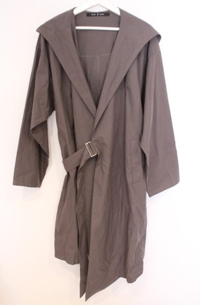 画像1: NO ID. BLACK / タイロッケンフードガウン ONE チャコール O-26-02-06-021-NO-ja-YM-OS (1)