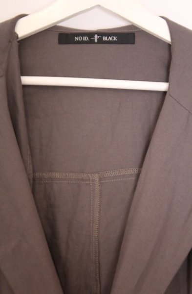 画像2: NO ID. BLACK / タイロッケンフードガウン ONE チャコール O-26-02-06-021-NO-ja-YM-OS (2)