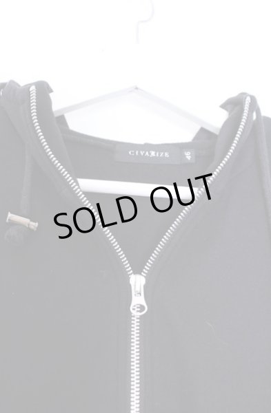 画像2: CIVARIZE / バックローズスカルZIPパーカー 46 ブラック O-26-02-06-022-CI-to-YM-OS (2)