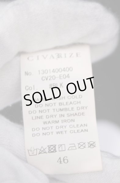 画像4: CIVARIZE / バックローズスカルZIPパーカー 46 ブラック O-26-02-06-022-CI-to-YM-OS (4)