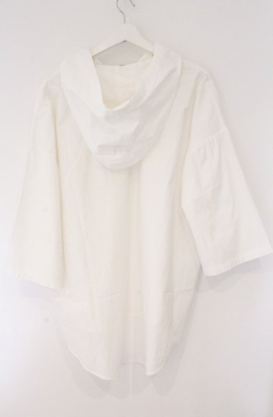 画像3: NO ID. BLACK / ストレッチプルオーバーパーカー ONE ホワイト O-26-02-15-025-NO-to-YM-OS (3)