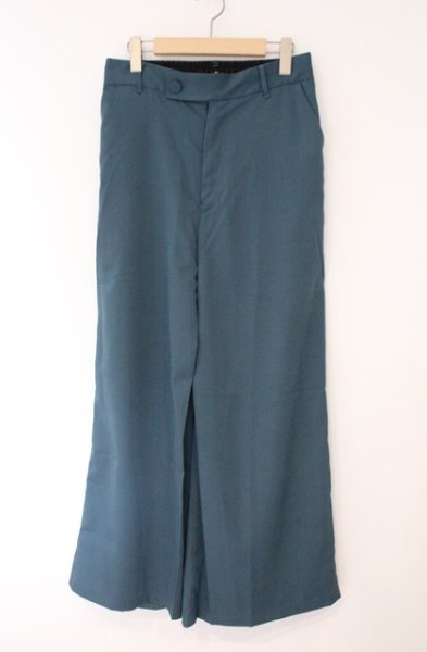 画像1: NO ID. / インバーテッドプリーツワイドレッグパンツ 1 グリーン O-26-02-15-027-NO-pa-YM-OS (1)