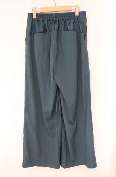 画像3: NO ID. / インバーテッドプリーツワイドレッグパンツ 1 グリーン O-26-02-15-027-NO-pa-YM-OS (3)