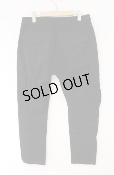 画像3: NO ID. / ツイルストレッチサルエルスキニーカーゴパンツ 3 ブラック O-26-02-15-030-NO-pa-YM-ZT004 (3)