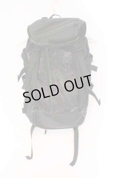 画像1: Moonage Devilment / DECADEコラボ　レザーコンビバックパック　リュック  ブラックｘマーブル O-26-02-15-033-Mo-ba-YM-OS (1)